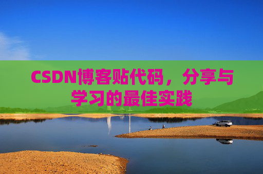 CSDN博客贴代码，分享与学习的最佳实践