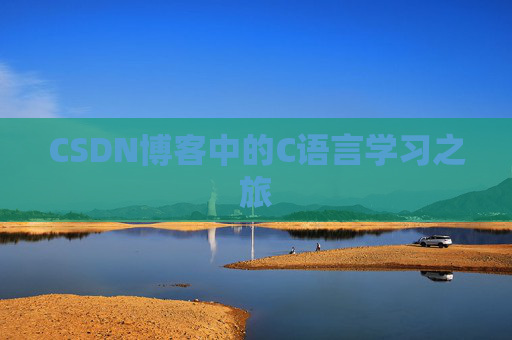 CSDN博客中的C语言学习之旅